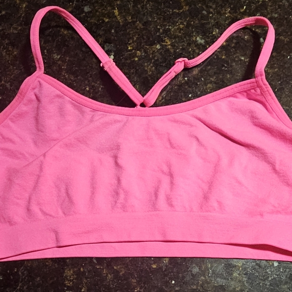 Two neon, girl's sports bras, size L - Picture 7 of 7
